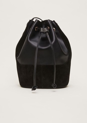 Phase Eight Bucket Bags Black Australia | FL9520376